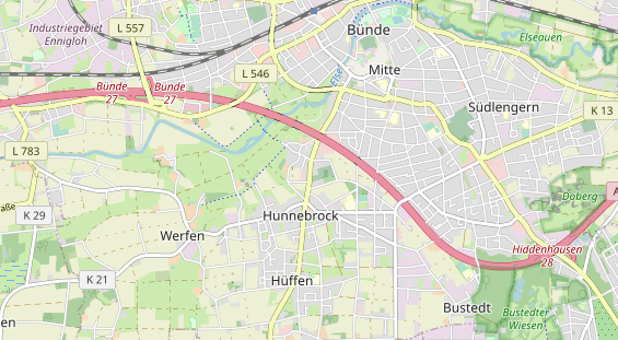 Monteurzimmer auf Karte