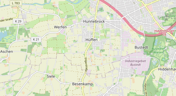 Monteurzimmer auf Karte