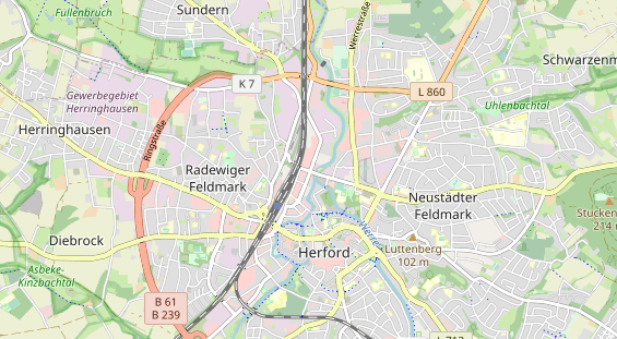 Monteurzimmer auf Karte