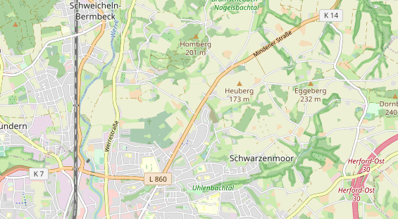 Monteurzimmer auf Karte