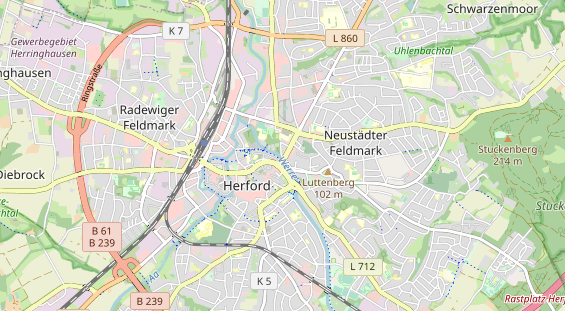 Monteurzimmer auf Karte