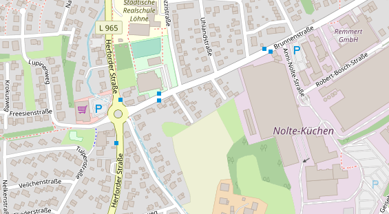 Monteurzimmer auf Satellitenbild