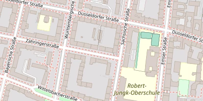 Monteurzimmer auf Satellitenbild