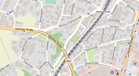 Monteurzimmer auf Satellitenbild