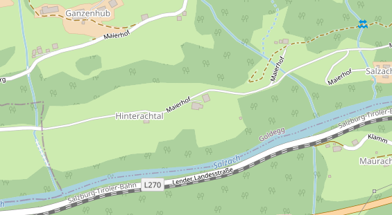 Monteurzimmer auf Satellitenbild