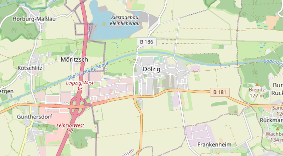 Monteurzimmer auf Karte