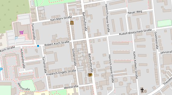 Monteurzimmer auf Satellitenbild