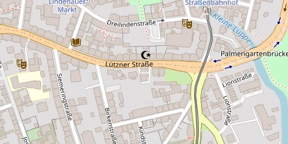Monteurzimmer auf Satellitenbild