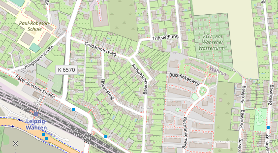 Monteurzimmer auf Satellitenbild