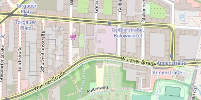 Monteurzimmer auf Satellitenbild