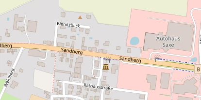 Monteurzimmer auf Satellitenbild