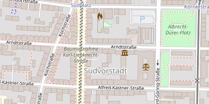 Monteurzimmer auf Satellitenbild