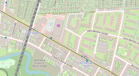 Monteurzimmer auf Satellitenbild