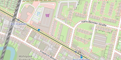 Monteurzimmer auf Satellitenbild