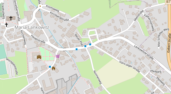 Monteurzimmer auf Satellitenbild