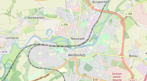 Monteurzimmer auf Karte