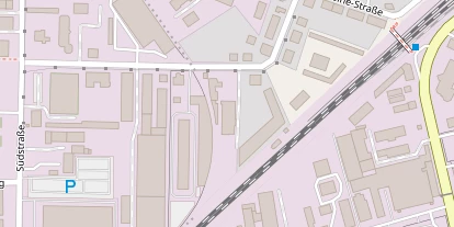 Monteurzimmer auf Satellitenbild