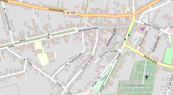 Monteurzimmer auf Satellitenbild