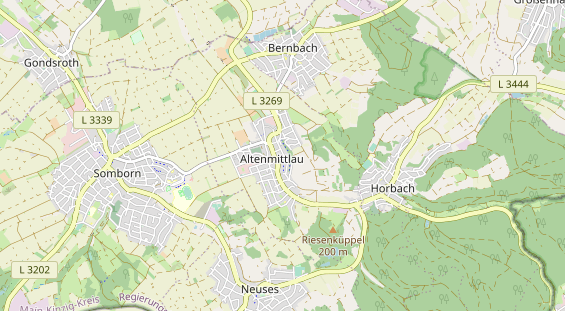 Monteurzimmer auf Karte