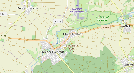 Monteurzimmer auf Karte