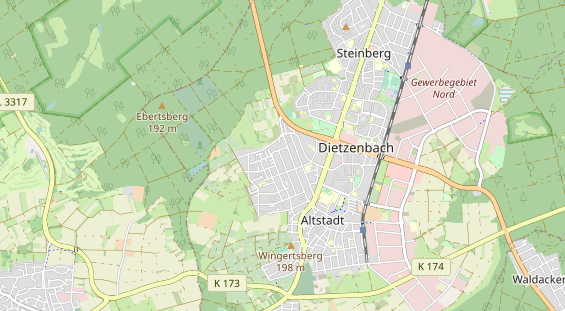 Monteurzimmer auf Karte