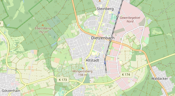 Monteurzimmer auf Karte