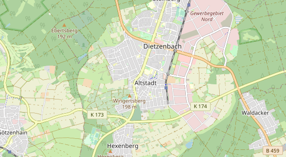 Monteurzimmer auf Karte