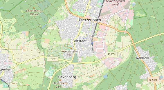 Monteurzimmer auf Karte