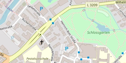 Monteurzimmer auf Satellitenbild