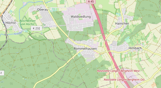 Monteurzimmer auf Karte