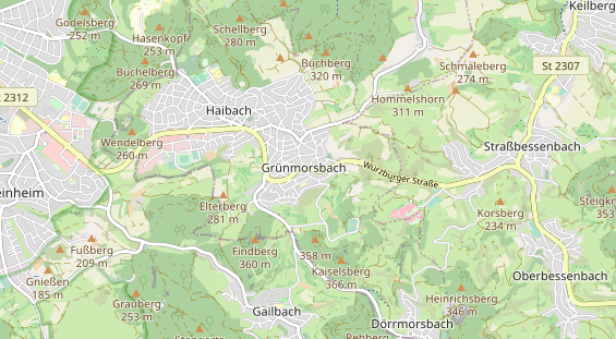 Monteurzimmer auf Karte