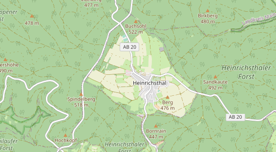 Monteurzimmer auf Karte