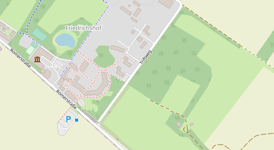 Monteurzimmer auf Satellitenbild