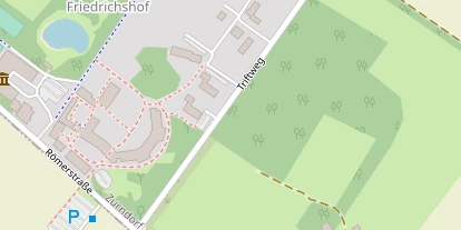 Monteurzimmer auf Satellitenbild