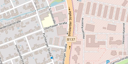 Monteurzimmer auf Satellitenbild