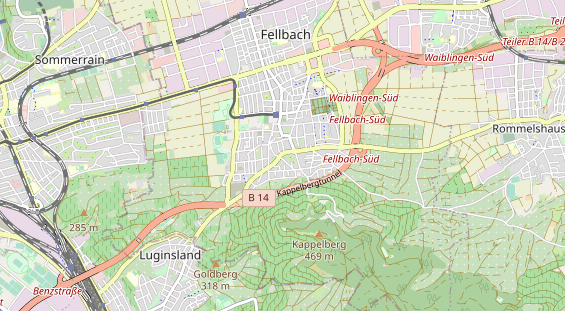 Monteurzimmer auf Karte