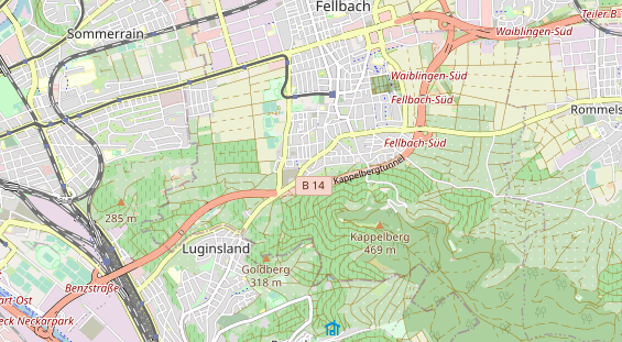 Monteurzimmer auf Karte