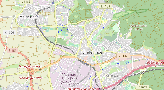 Monteurzimmer auf Karte