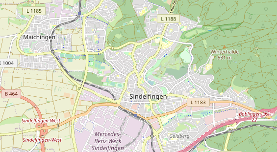 Monteurzimmer auf Karte