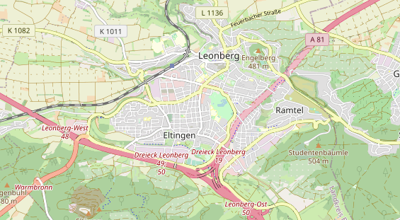 Monteurzimmer auf Karte