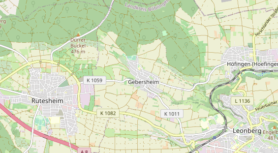 Monteurzimmer auf Karte