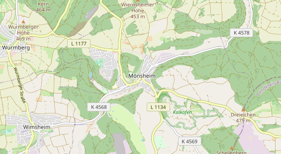 Monteurzimmer auf Karte