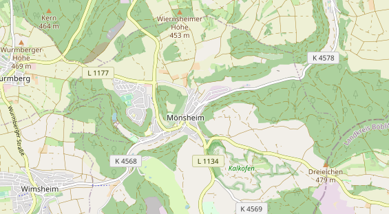 Monteurzimmer auf Karte