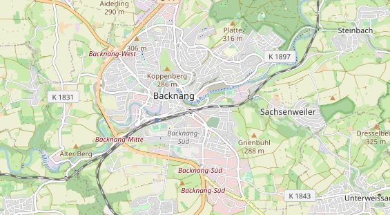 Monteurzimmer auf Karte