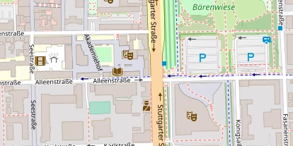 Monteurzimmer auf Satellitenbild