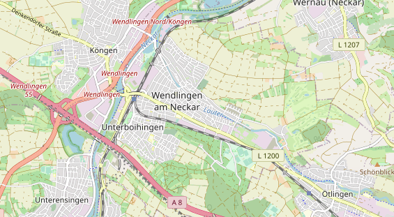 Monteurzimmer auf Karte