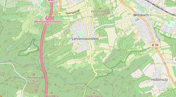 Monteurzimmer auf Karte