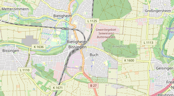 Monteurzimmer auf Karte