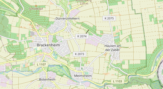 Monteurzimmer auf Karte