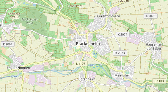 Monteurzimmer auf Karte